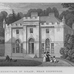 Hermitage of Braid, near Edinburgh (engraving)