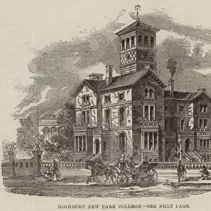 Highbury New Park College (engraving)