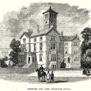 Highbury New Park Collegiate School (engraving)