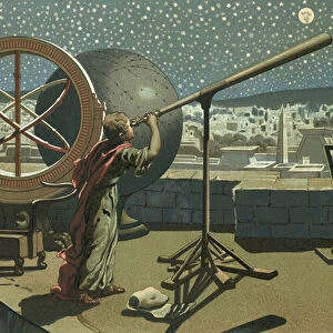 Hipparchus in the observatory in Alexandria