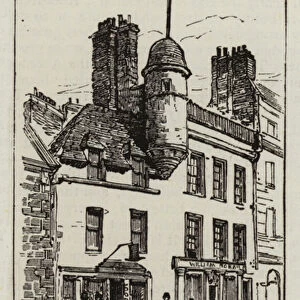The House in Broad Street where Byron lived when a Boy (engraving)