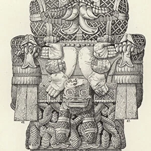 Huitzilopochtli (back) (engraving)