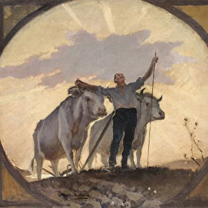 Hymn of the Earth to the Sun, 1892 (oil on canvas)