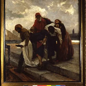 I Due Foscari, painting by Domenico Morelli (1826 - 1901)
