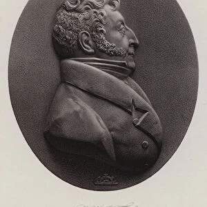 Ignaz Paul Vital Troxler, Swiss physician, politician and philosopher (engraving)