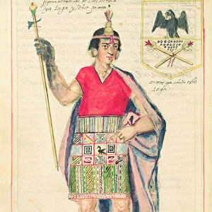 Illustration of Cincheroca, from Historia y Genealogia Real de los Reyes Incas del Peru