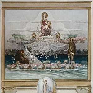 Illustration from Dantes Divine Comedy, Purgatory, Canto V: 122, 1921