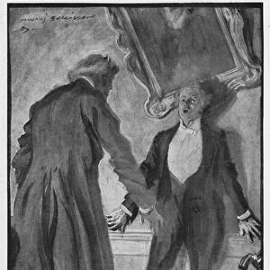 Illustration for Dr Jekyll and Mr Hyde by R L Stevenson (litho)