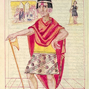 Illustration from Historia y Genealogia Real de los Reyes Incas del Peru, de sus hechos