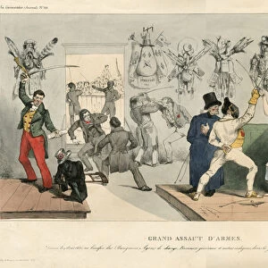 Illustration of Jean Ignace Gerard dit Grandville (1803-1847) in La Caricature (1830