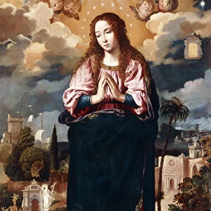 The Immaculate Conception, (oil on canvas)