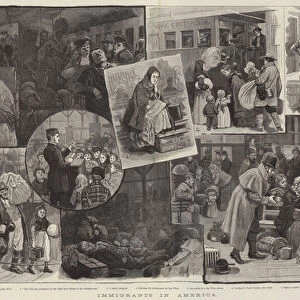 Immigrants in America (engraving)