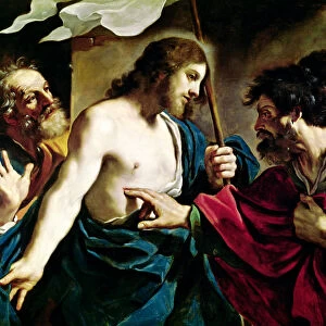 The Incredulity of St. Thomas (oil on canvas)