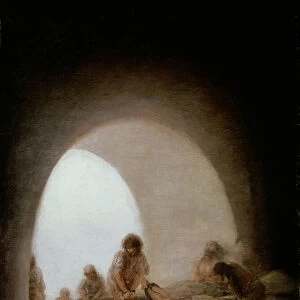 Interior of the Jail, 1793-94 (oil on canvas)