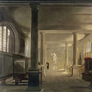 Interior of the Law School, Cambridge, from The History of Cambridge