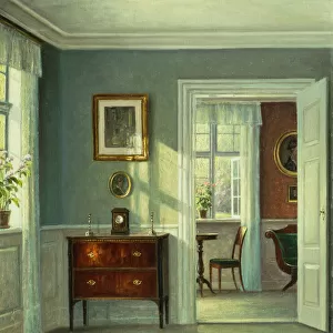 An Interior (oil on canvas)
