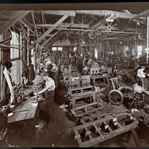 Interior view of the New York Yacht, Launch & Engine Co