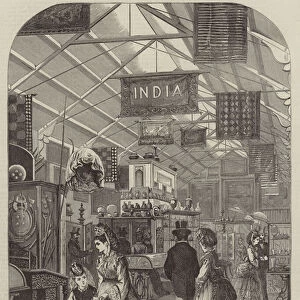 The International Exhibition, the Indian Court (engraving)