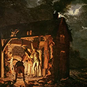 The Iron Forge Viewed from Without, c. 1770s (oil on canvas)