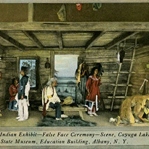 Iroquois Indian Exhibit, State Museum, Albany