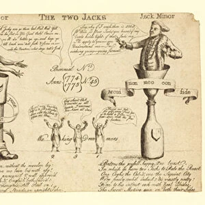 The Two Jacks, 1774 (engraving)