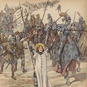 Jeanne D Arc (colour litho)