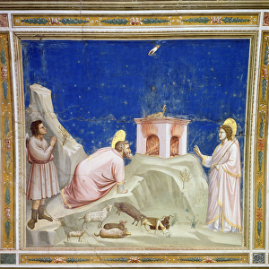 Joachims Sacrifice, c. 1305 (fresco)