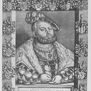 Johann Friedrich I, Elector and Duke of Saxony, 1543 (engraving)