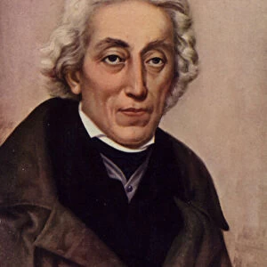 Josef Dobrovsky (1753-1829), Czech philologist and historian (colour litho)