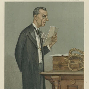 Joseph Chamberlain (colour litho)