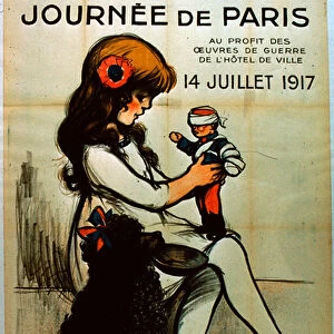 Journee De Paris, 1917 (colour litho)