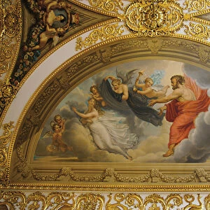 Jupiter with Cupid and Venus (fresco)