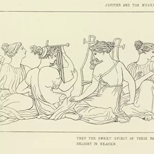Jupiter and the Muses (engraving)