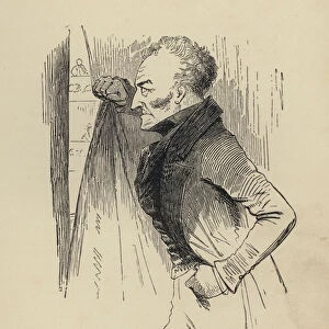 Kenny Meadows: The Theatrical Manager (engraving)