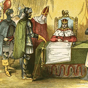 King John signing the Magna Charta