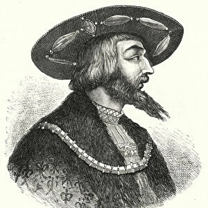 King Louis II of Hungary (engraving)