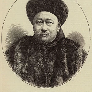 Kuo-Ta-Jen, the Minister of China in London (engraving)