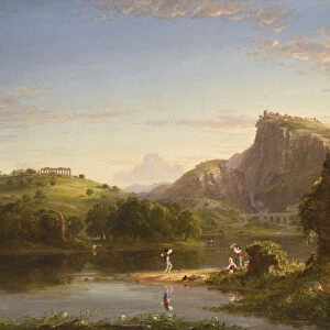 L Allegro, 1845 (oil on canvas)