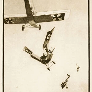 L Escadrille Lafayette, illustration from Flying Memories by John Hamilton, 1934 (litho)