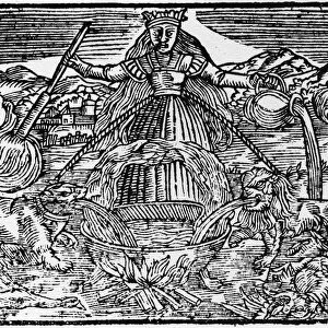 L oeuvre universelle des alchemistes - Engraving de 1659 in "L