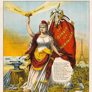 La deesse de la liberte avec marteau et enclume - The Goddess of Liberty with hammer