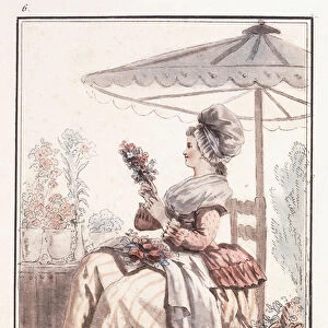 La M. de des Bouquets, 1786 (coloured engraving)