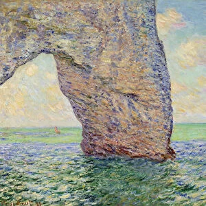 La manneporte a Etretat Painting by Claude Monet (1840-1926) 1885 Dim