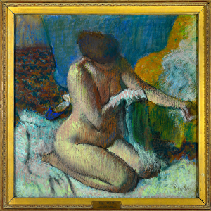 La sortie du bain Pastel painting by Edgar Degas (1834-1917) Dim 0, 89 x 1