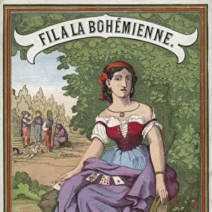 Label for Bohemian thread (colour litho)