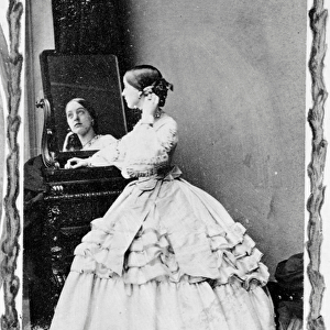 Lady Florence Paget, c. 1864 (b / w photo)