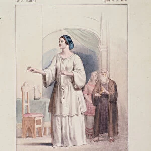 Lady Macbeth character in Macbeth, opera by Giuseppe Verdi, 1847
