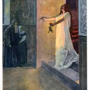 Lady Macbeth Sleepwalking, illustration from Macbeth