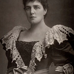 "Lady Randolph Churchill (born Jennie Jerome - 1854-1921) (woodburytype)
