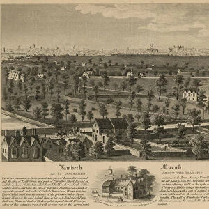 Lambeth Marsh as it appeared about the year 1670 (engraving)